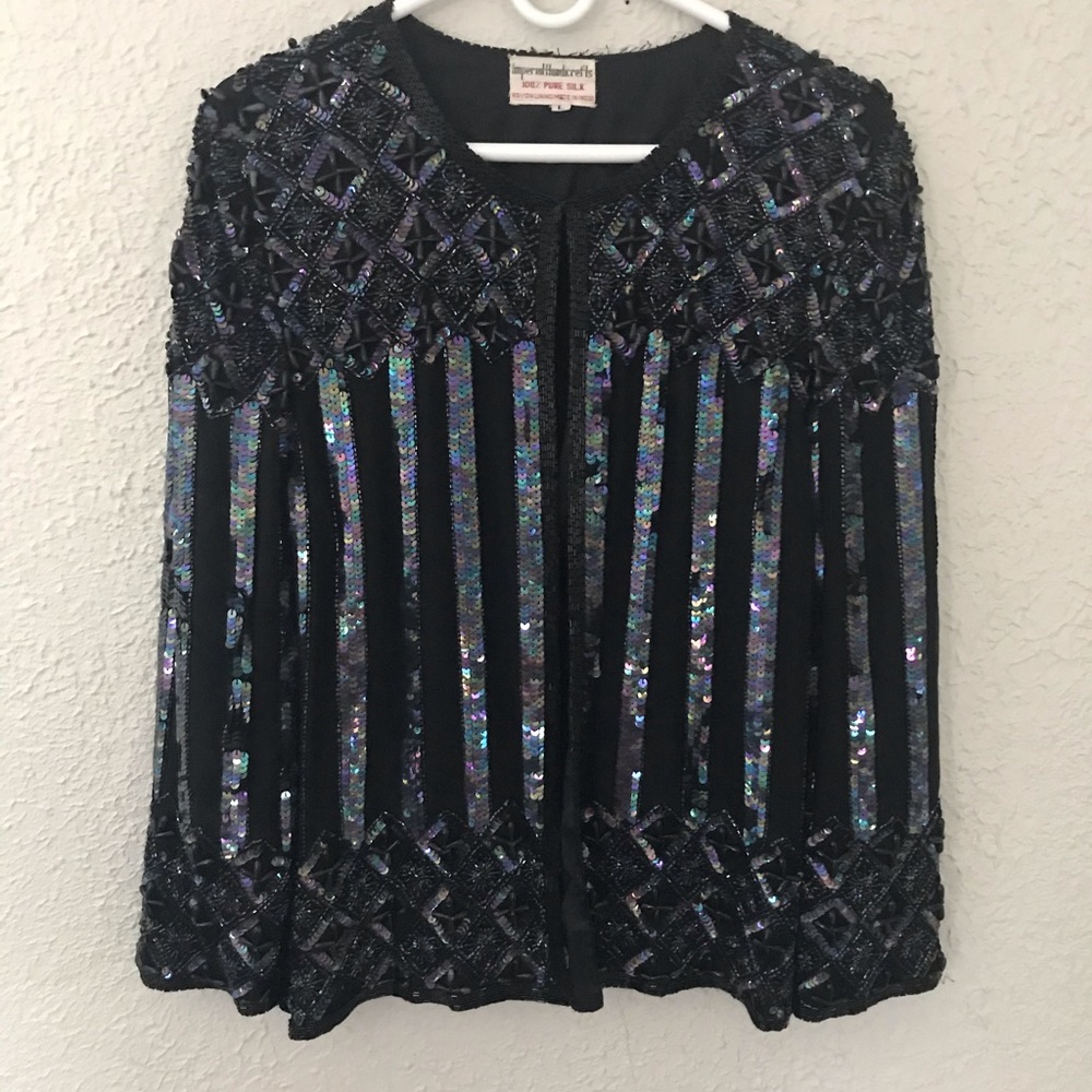 Sequined Jacket Size Large